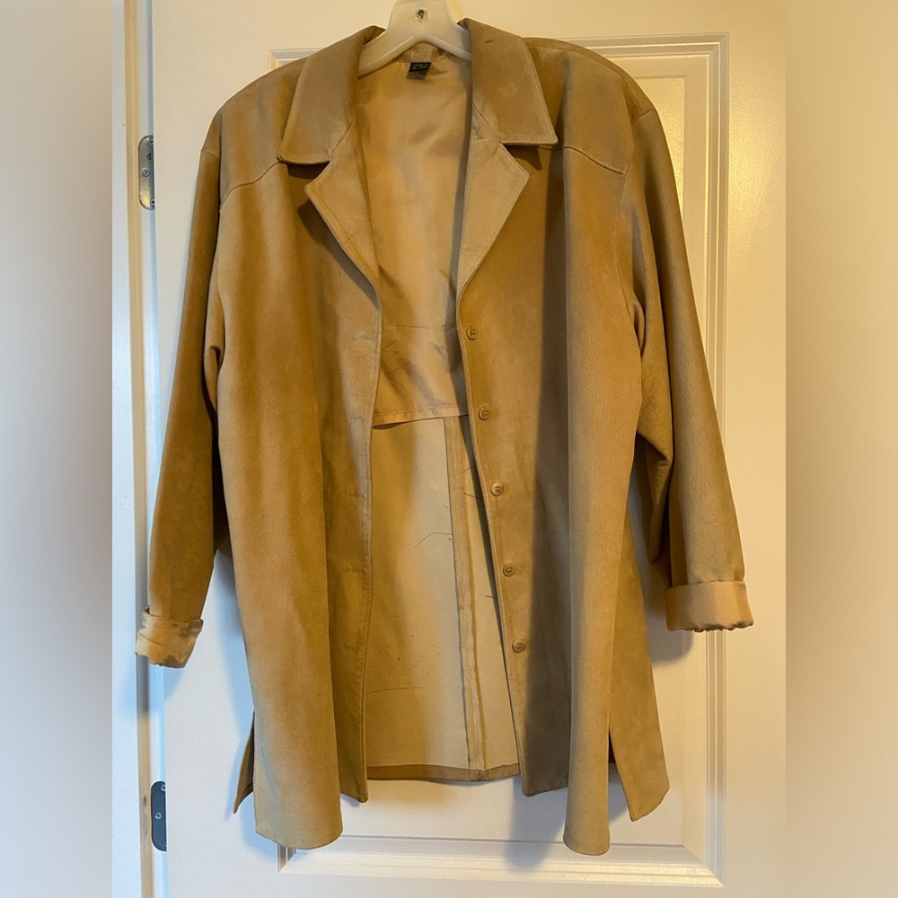 Vintage suede shirt jacket excellent condition